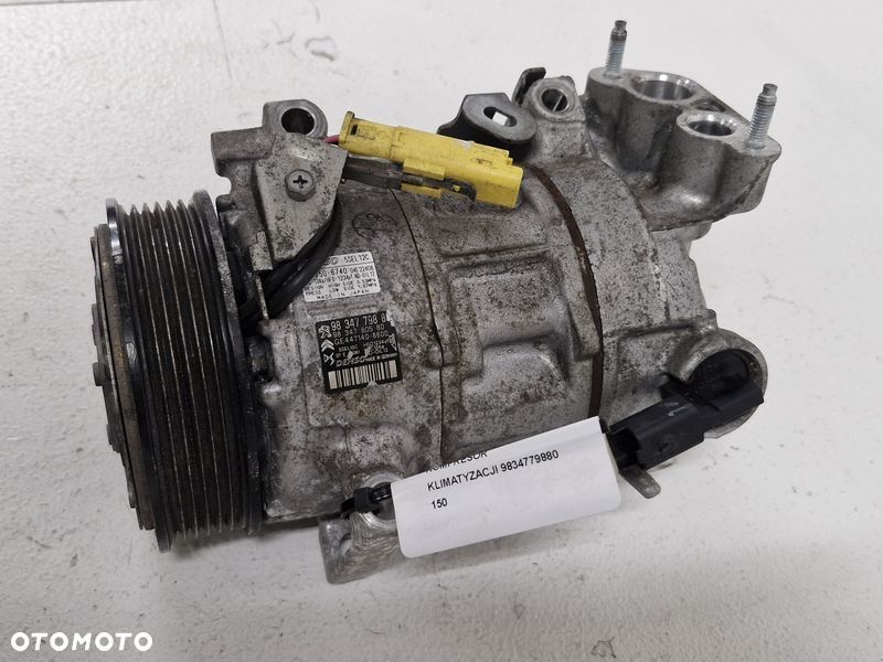 CITROEN DS3 CROSSBACK CORSA F 1.2 THP SPRĘŻARKA KOMPRESOR KLIMATYZACJI 9834779880 - 4