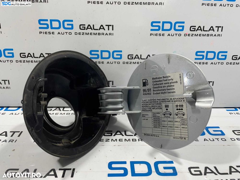 Usa Usita Capac Clapeta Buson Rezervor Skoda Fabia 2 2007 - 2014 Cod 5J6809857A [L4160] - 4