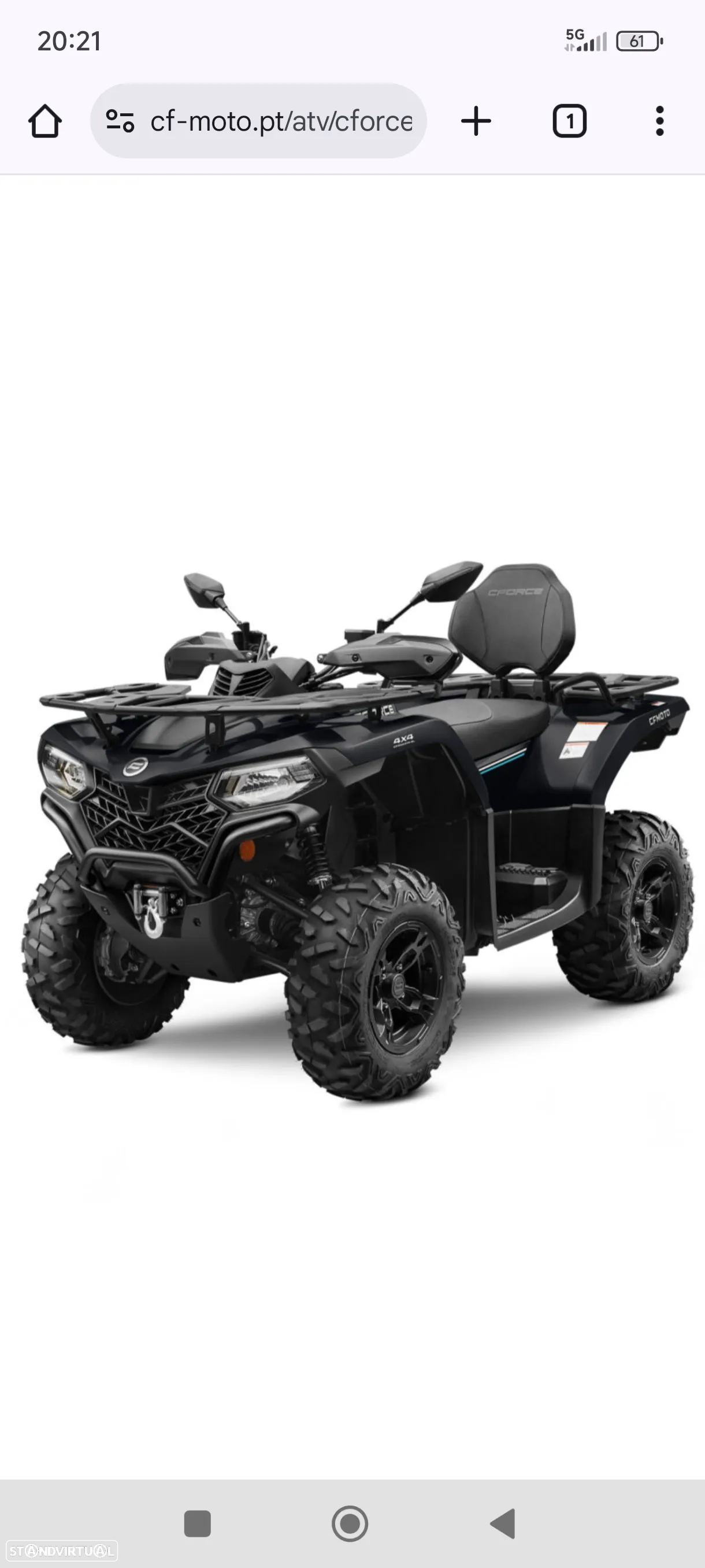 CF Moto C Force 450 L EPS Atv Moto4 2025 - 5