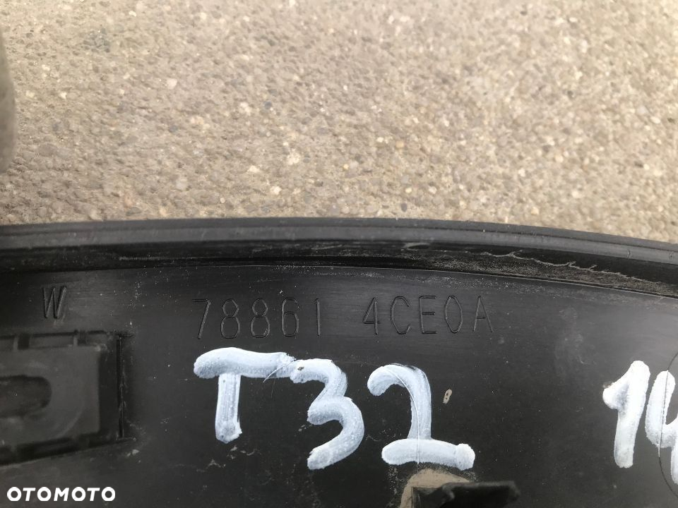 Listwa Nissan X-trail T32 rant nadkola błotnika lewa tylna nakładka 2013-2021r. 788614CE0A - 7