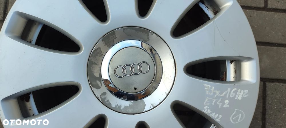 FELGI ALUMINIOWE 5X112 7Jx16 CALI ET42 8E0601025AE AUDI 4 SZTUKI KOMPLET - 2