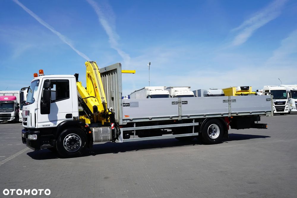 Iveco EUROCARGO / 180E25 / SKRZYNIOWY + HDS / HYVA HB 150 X / ROTATOR / WIDŁY / PILOT - 4
