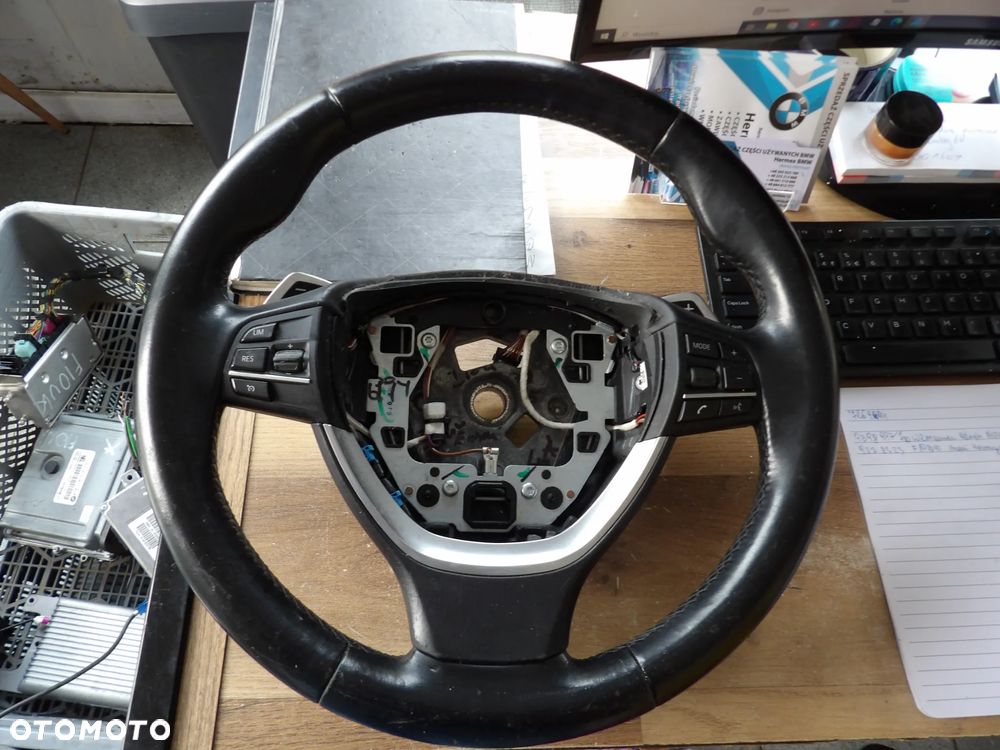 BMW - F10 - KIEROWNICA MULTIFUNKCYJNA - ŁOPATKI - SKÓRA - 1