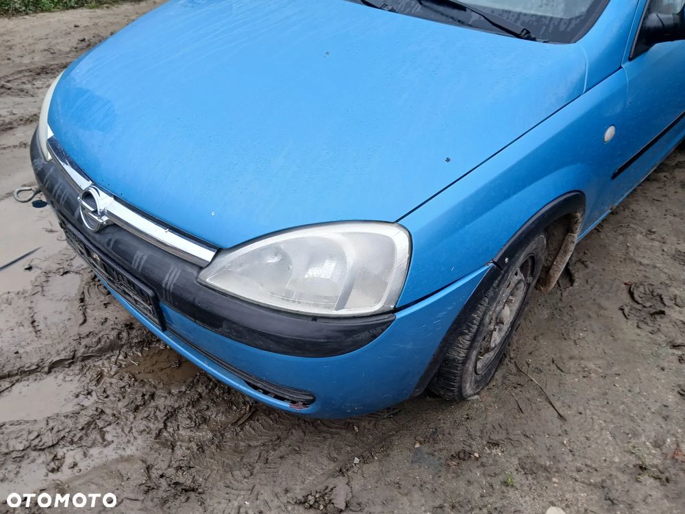 OPEL CORSA C 80U 3D maska pokrywa silnika klapa bagażnika zderzak lampa reflektor pas przedni - 2