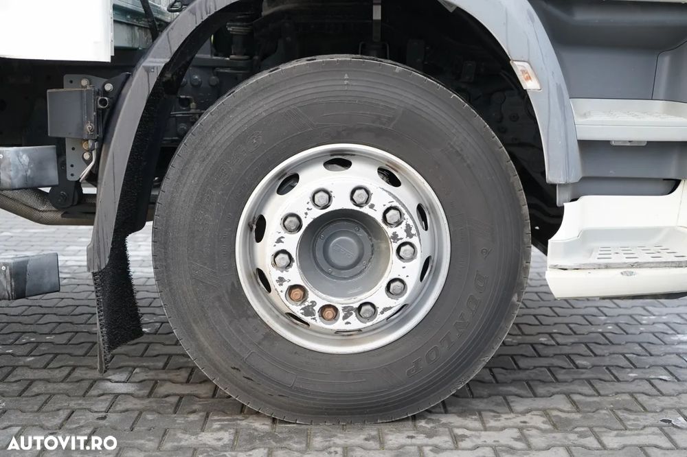 DAF CF 290 / 4X2 / SOLO / CORTINĂ 8M / HALOGEN DHOLLANDIA / PODEA REZISTENTĂ / EURO 6 - 17