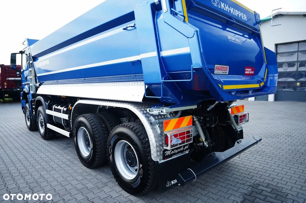 MAN TGS 41.480 / 8X8 / WYWROTKA / TYLNOZSYPOWA / KH KIPPER / HARDOX / BOGATE WYPOSAŻENIE / - 16