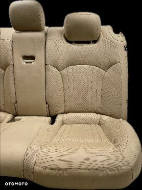 O1 HYUNDAI GENESIS G80 2013 - KANAPA TYŁ AIRBAG GRZANA SKÓRA BEŻOWA WYB - 3