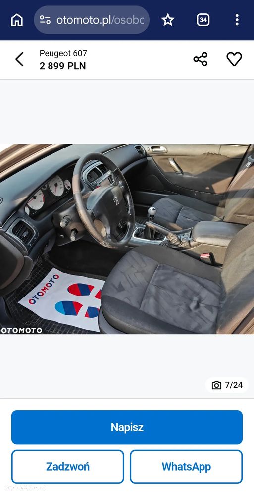 Peugeot 607 2.2 HDI Pack - 7