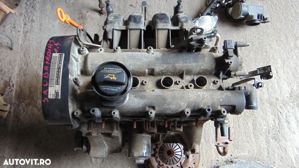 Motor 1.4 benzina,16 valve,VW Polo,Seat ibiza,Skoda fabia COD BBZ an 2003 - 8