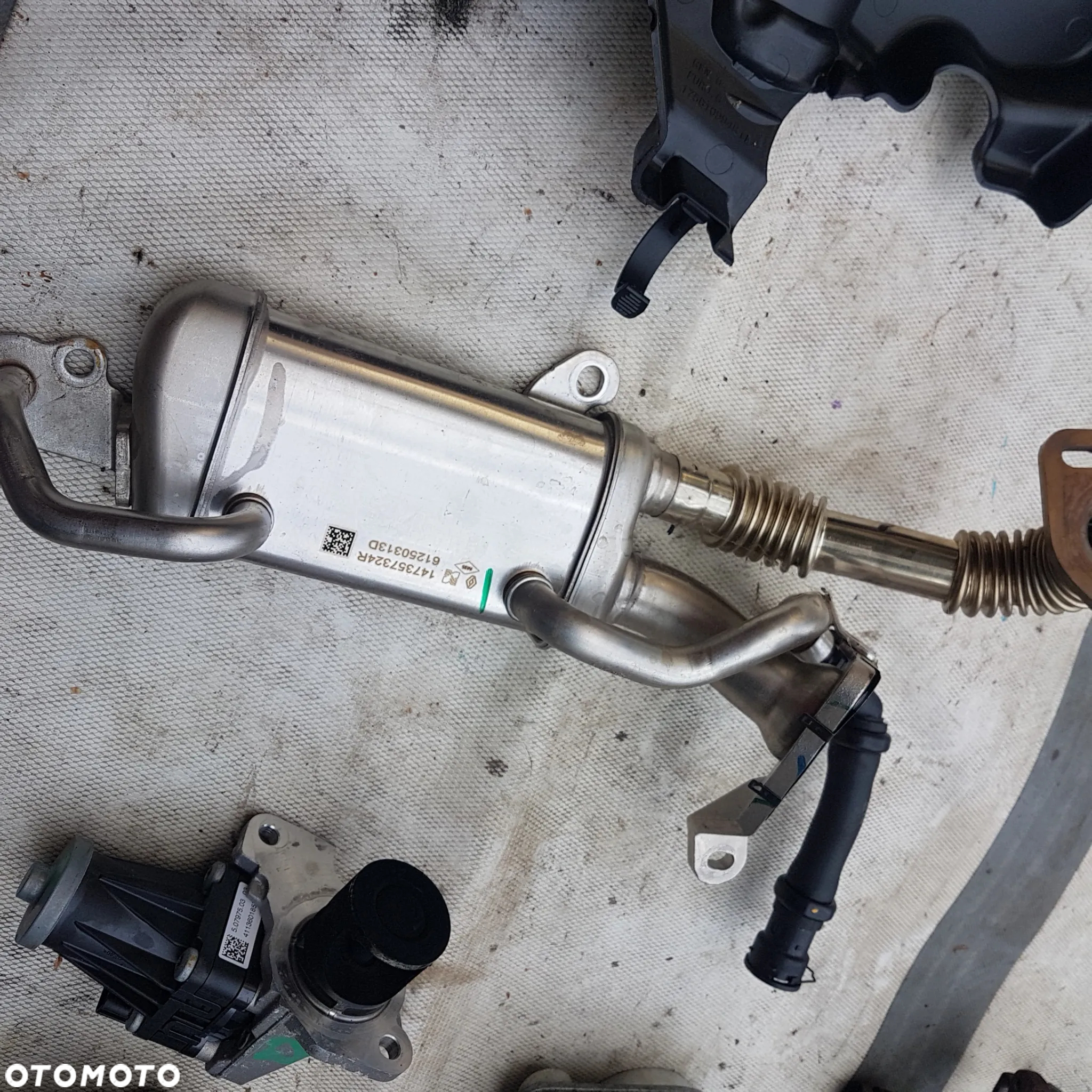 przepustnica zawór egr rurka  nissan juke qashqai renault megane dacia mercedes Duster Lodgy Clio 3 Fluence Laguna 3 Latitude Megane 3 Scenic 3 1.5 dci jak nowy oryginał - 2