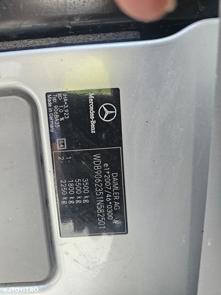 Mercedes-Benz Sprinter 313 CDI - DOKA - 7 locuri + bena pentru marfa - 18