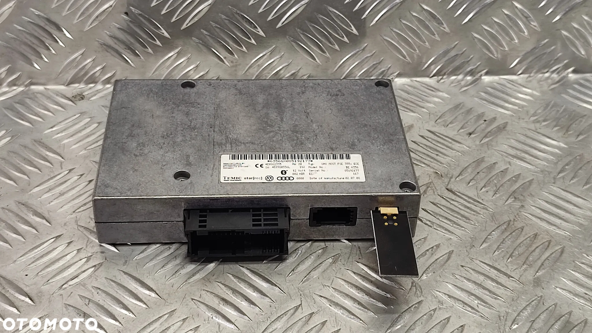 AUDI Q7 05-15R MODUL STEROWNIK BLUETOOTH 4E0862335 - 2