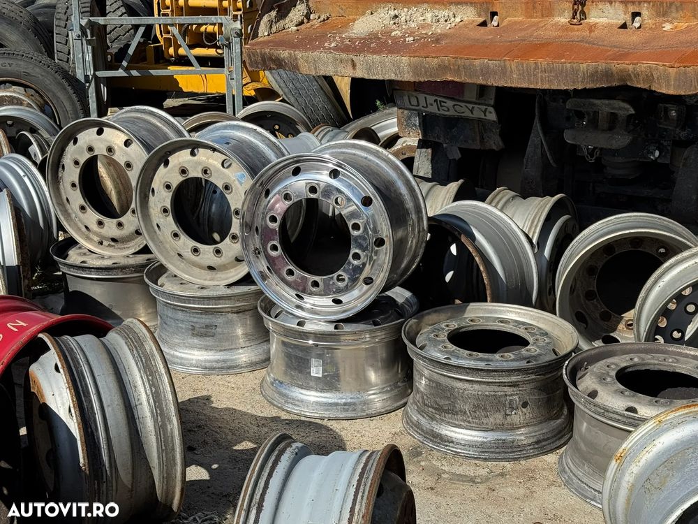 Jante 22.5 22,5 22 5 Alcoa BALON pentru fata NICHELATE sau ALUMINIU mat DIN DEZMEMBRARI - 1