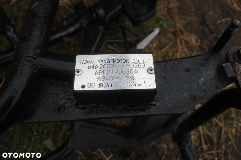Kymco Xciting 500 rama dokumentacja 2008r - 2