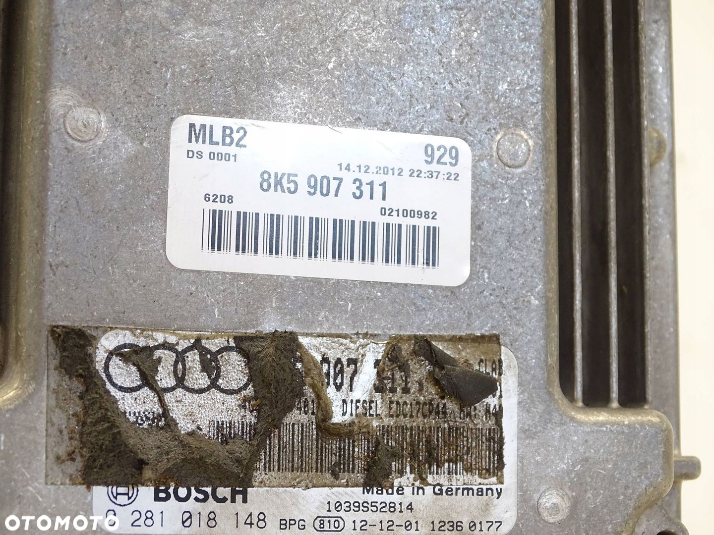 STEROWNIK KOMPUTER SILNIKA AUDI A5 8T LIFT 3.0 TDI CLA 8K5907311 - 3