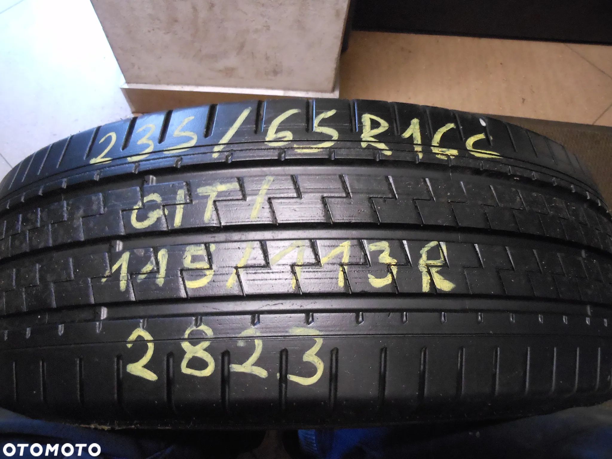 Opona pojedyńcza 235/65r16c giti van hd1 7,8mm lato - 1