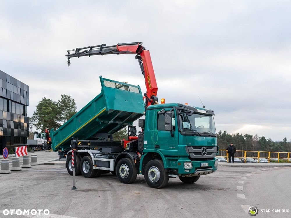 Mercedes-Benz ACTROS 4151 8x4 Palfinger PK 30002 K  HDS Żuraw Wywrotka - 6