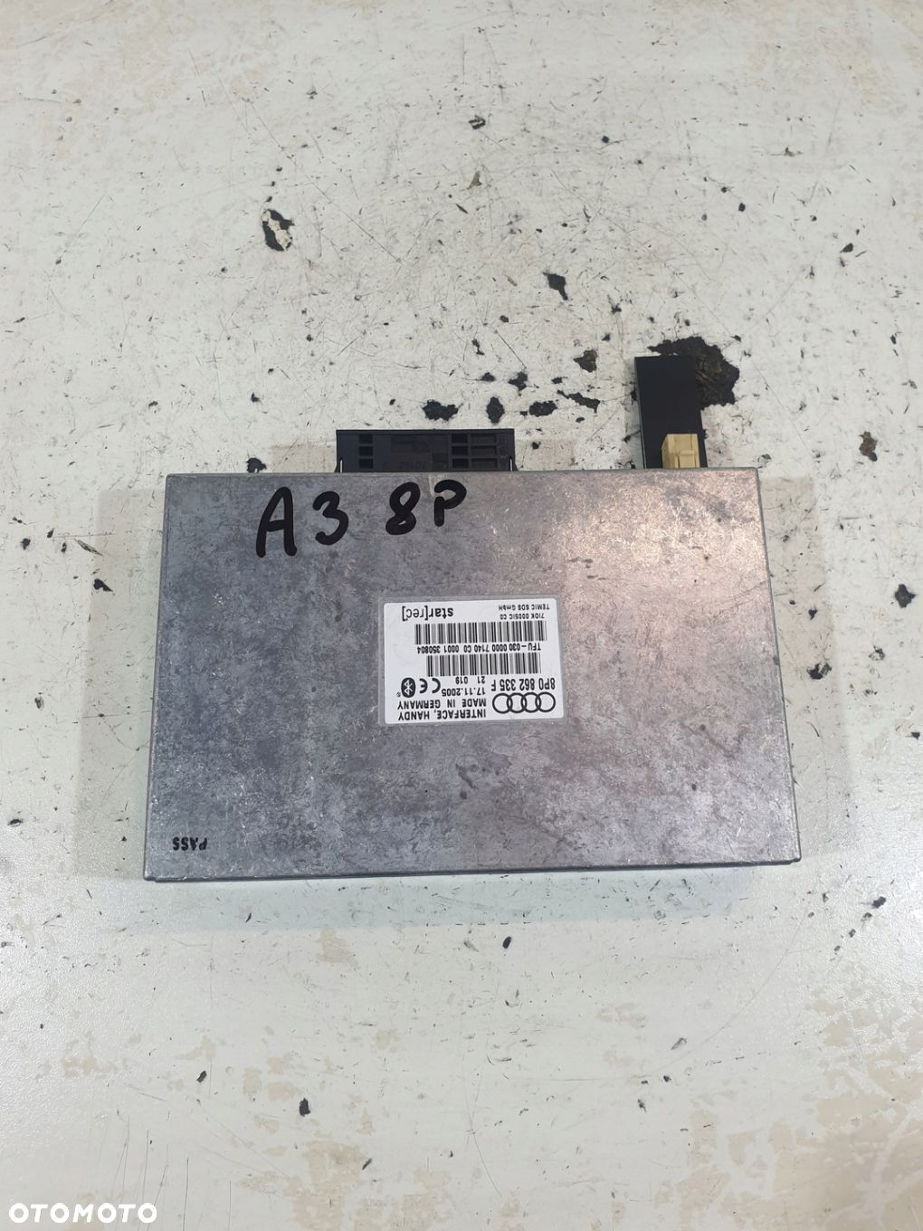 MODUŁ STEROWNIK BLUETOOTH 8P0862335F AUDI A3 8P A4 B7 EUR - 1