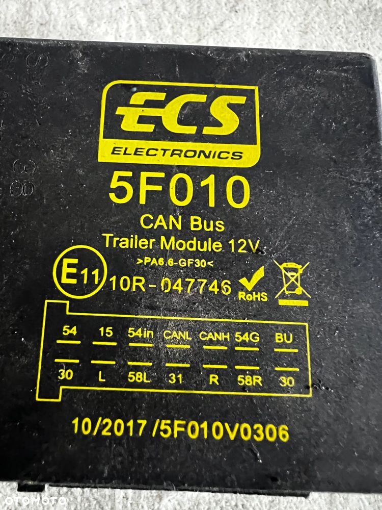 MODUŁ STEROWNIK HAKA 5F010V0306 VW 7N - 3