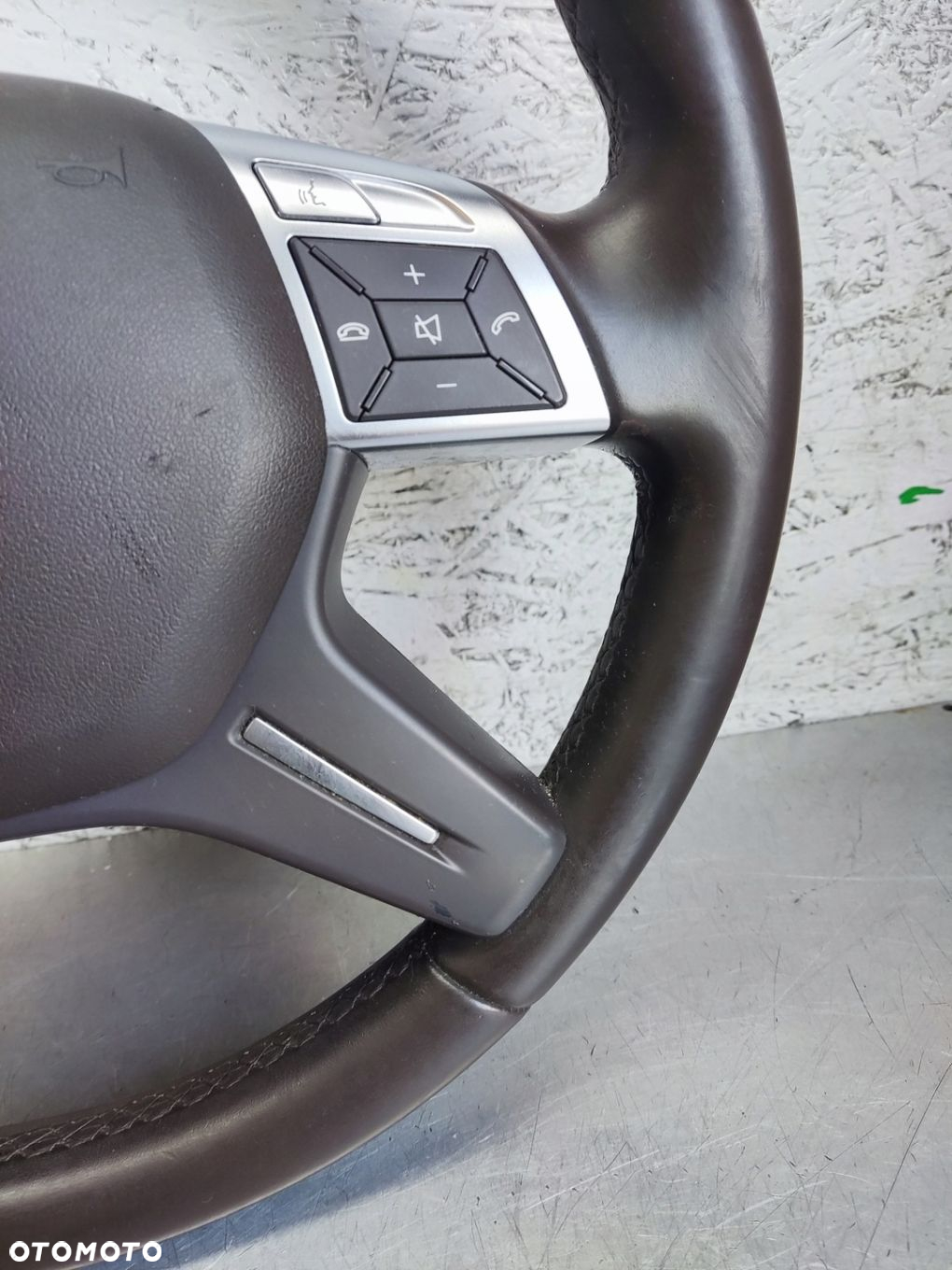 MERCEDES C W204 LIFT KIEROWNICA SKÓRA BRĄZOWA PODUSZKA - 15