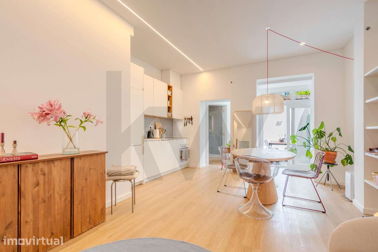 Luminoso Apartamento T1 Renovado com Terraço Privado em Campo de Ouriq - Grande imagem: 5/24