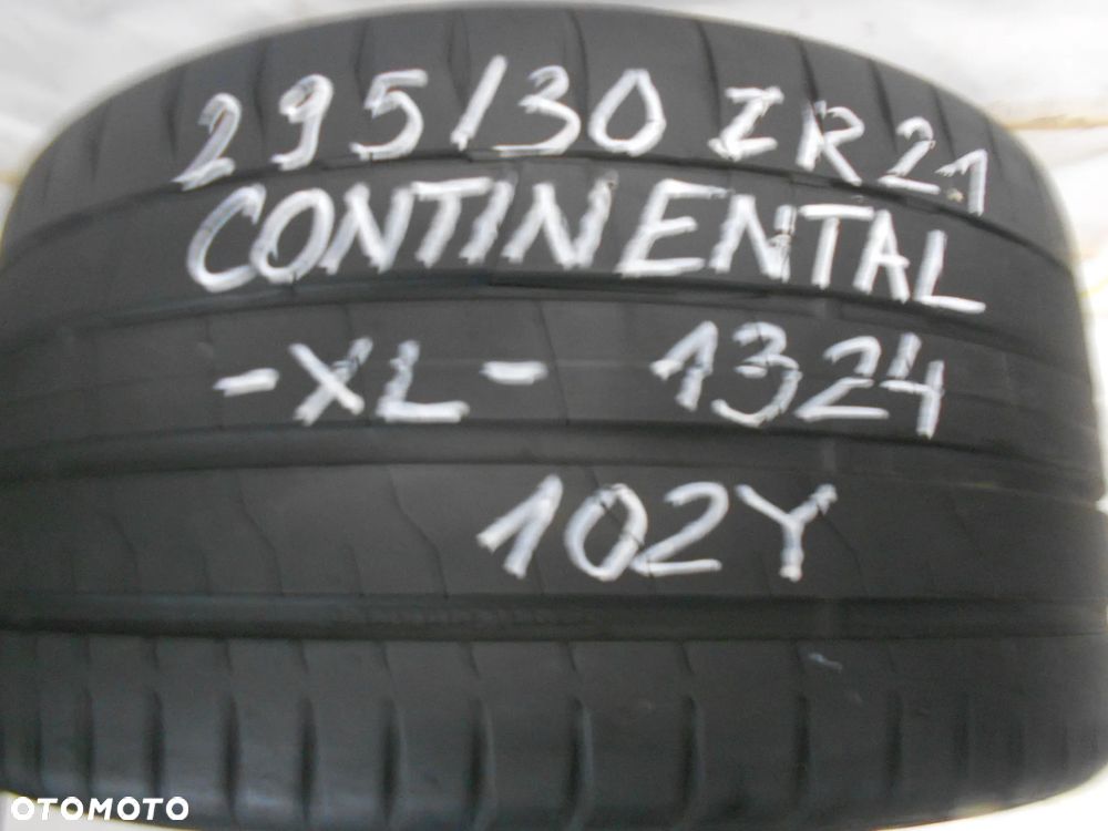 OPONA POJEDYNKA 295/30ZR21 CONTINENTAL SPORT CONTACT 7 XL DOT 1324 5.7MM - 1
