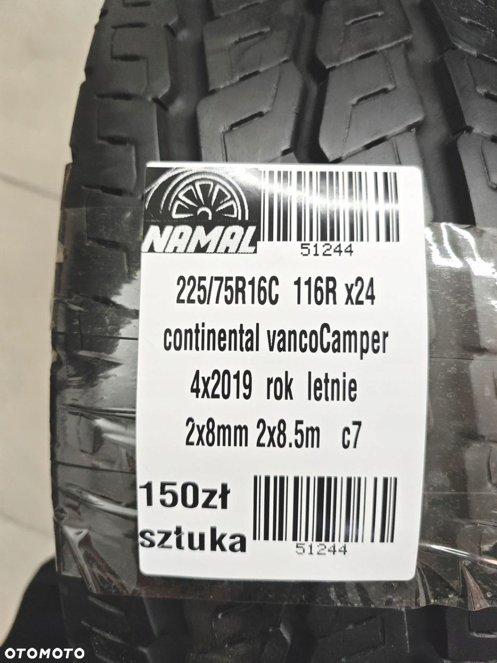225/75r16c continental 2019 opony letnie 8,5mm 51244 - 10