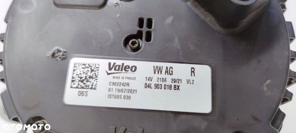 ALTERNATOR AUDI A6 C8 A7 2.0 TDI 04L903018BX 210A - 9