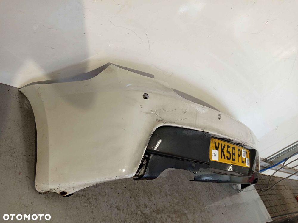 + ZDERZAK TYŁ TYLNY DO BMW SERII 1 E87 M POWER M PAKIET ALPINWEISS BIAŁY PDC CZUJNIKI - 2