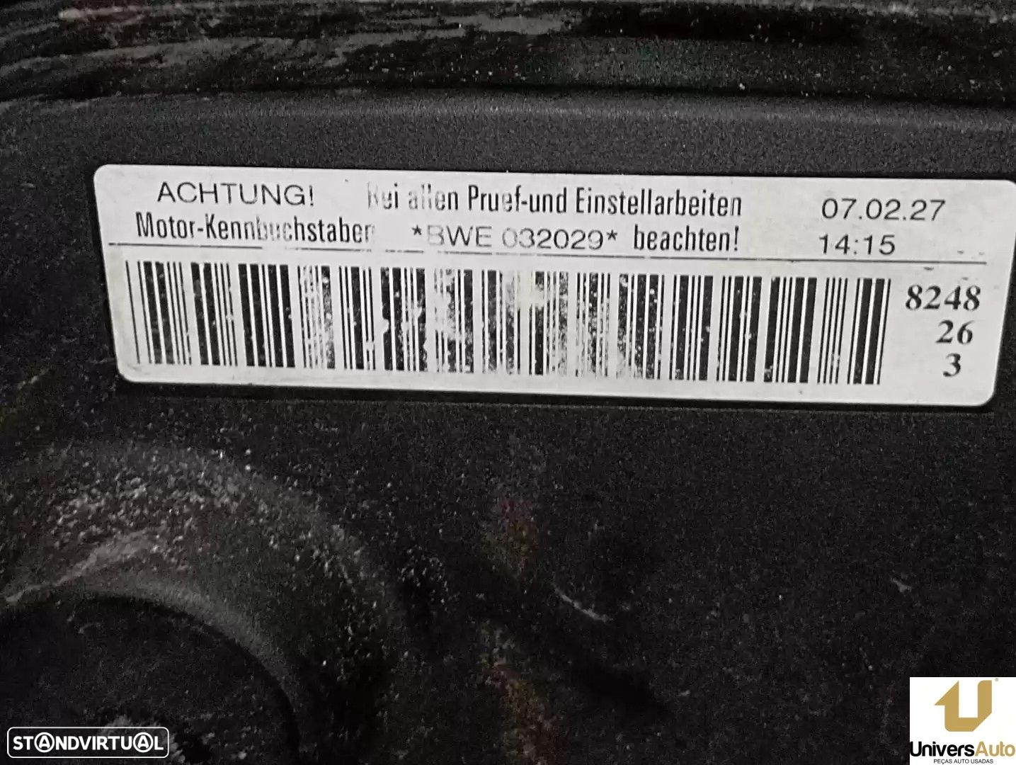 MOTOR COMPLETO AUDI A4 2004 -BWE - 5