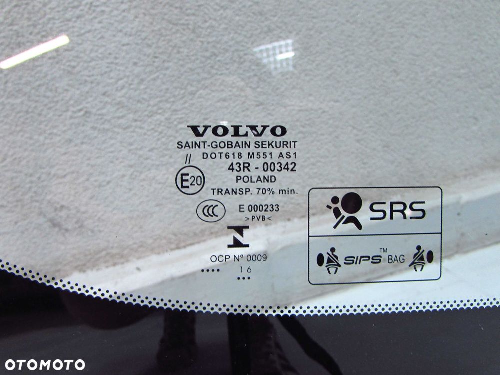 VOLVO S60 II V60 10-17 SZYBA CZOLOWA KAMERA - 5