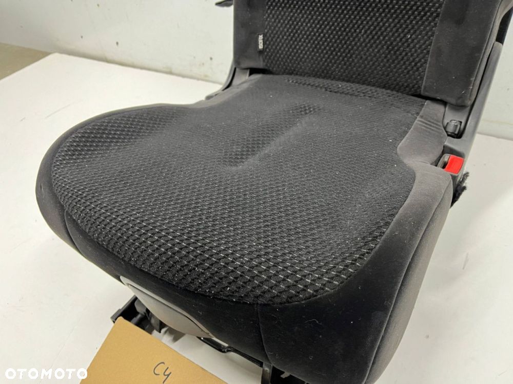 Fotele Citroen C4 GRAND Picasso 1 I 06-13r. środkowy tylny drugi rząd kanapa CZARNY - 7