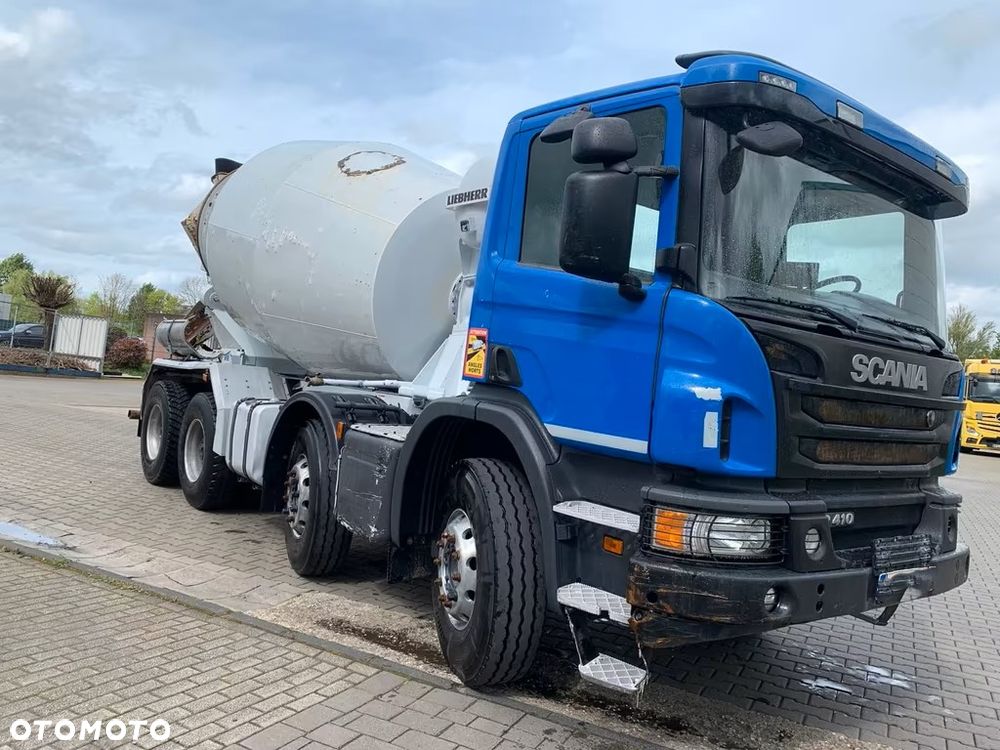 Scania P410 / Betonomieszarka Liebherr 9 m³ / 8x4 / 190 tys. km - 2