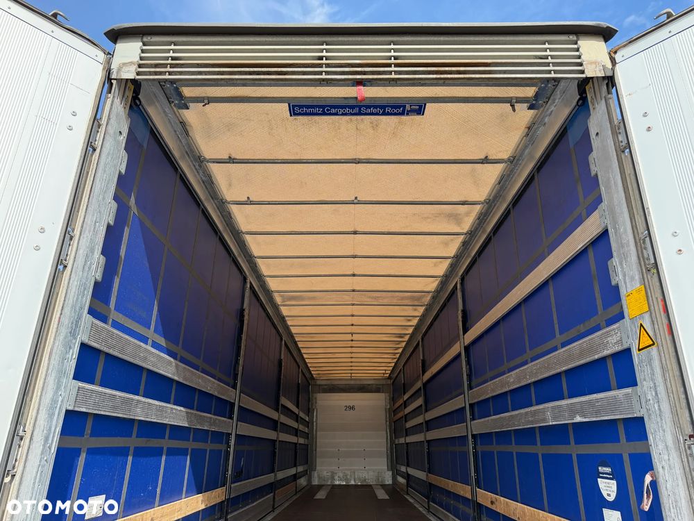 Schmitz Cargobull FIRANKA MEGA / OPONY R 19.5 / RAMA OCYNK / PODNOSZONY REGULOWANY DACH / KOŁO ZAPASOWE / ALUMINIOWE DESKI / BARDZO ŁADNY STAN / FAKTURA VAT MARŻA / 2021 ROK !! - 34