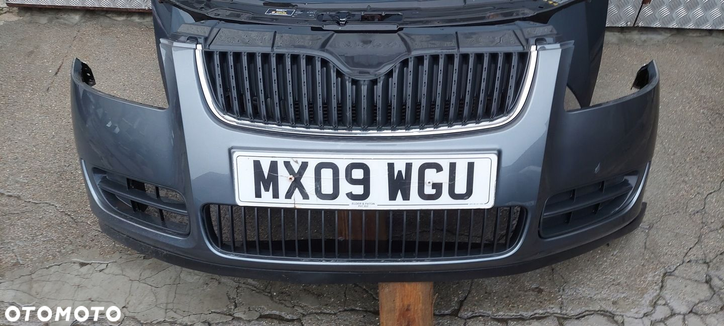 ZDERZAK PRZÓD SKODA FABIA II ROOMSTER 07-11 LAK LF8J 9J9J 9153 - 2