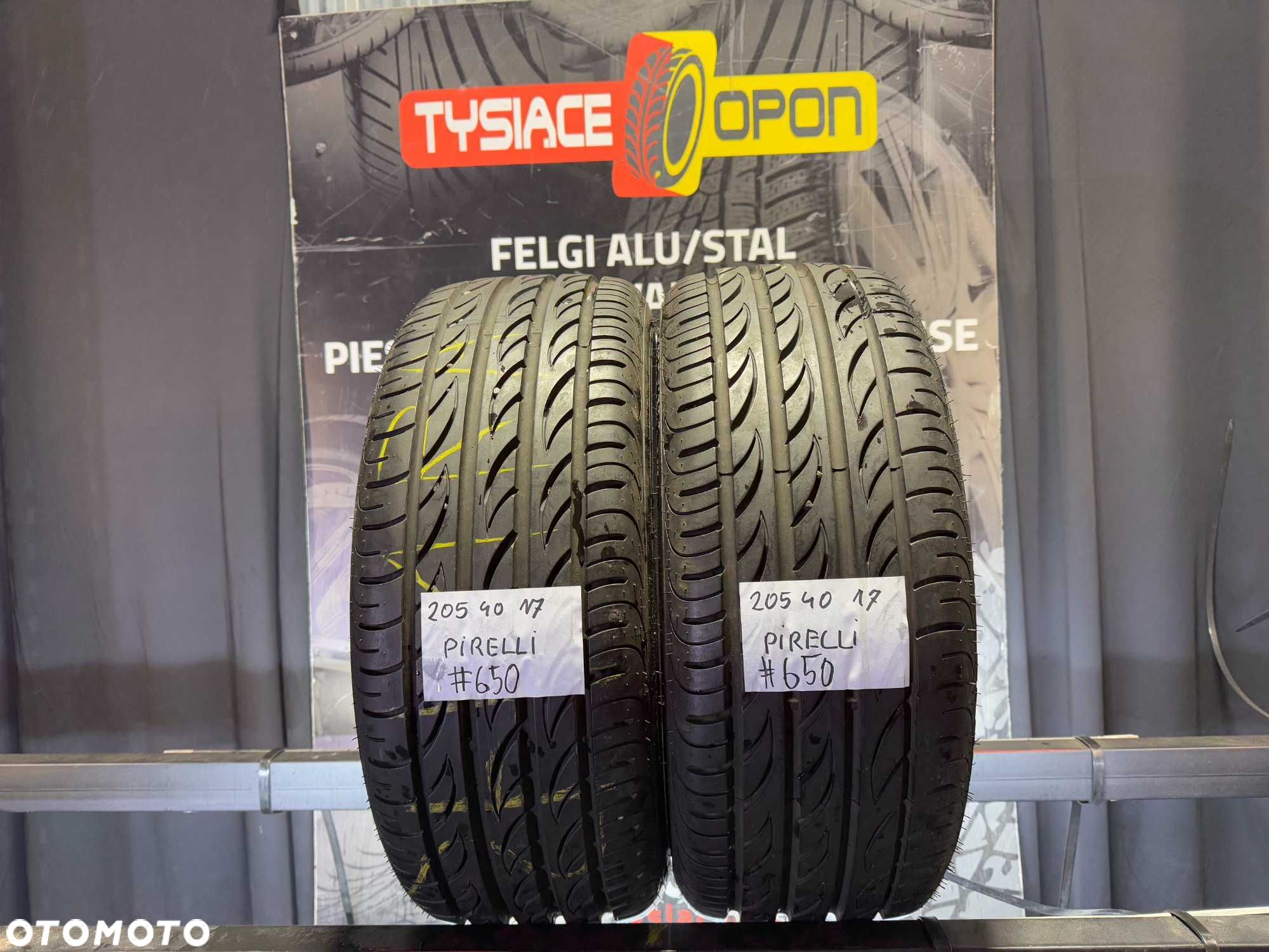 Opony Letnie 205/40/17 PIRELLI PZERO #650 - 1