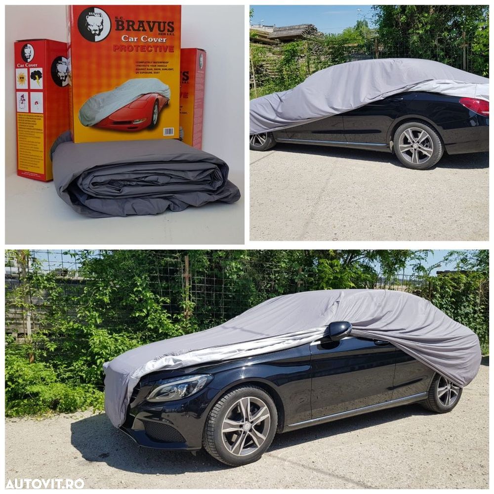 Husa Prelata auto Impermeabila Cauciucata Mercedes,Audi,Bmw,Jaguar - 1