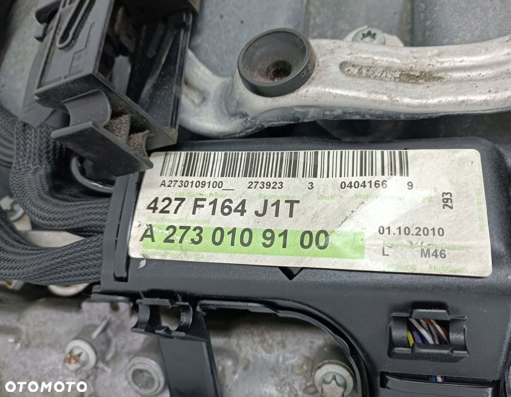 SILNIK KOMPLETNY MERCEDES X164 4.7 V8 273923 273.923 - 6