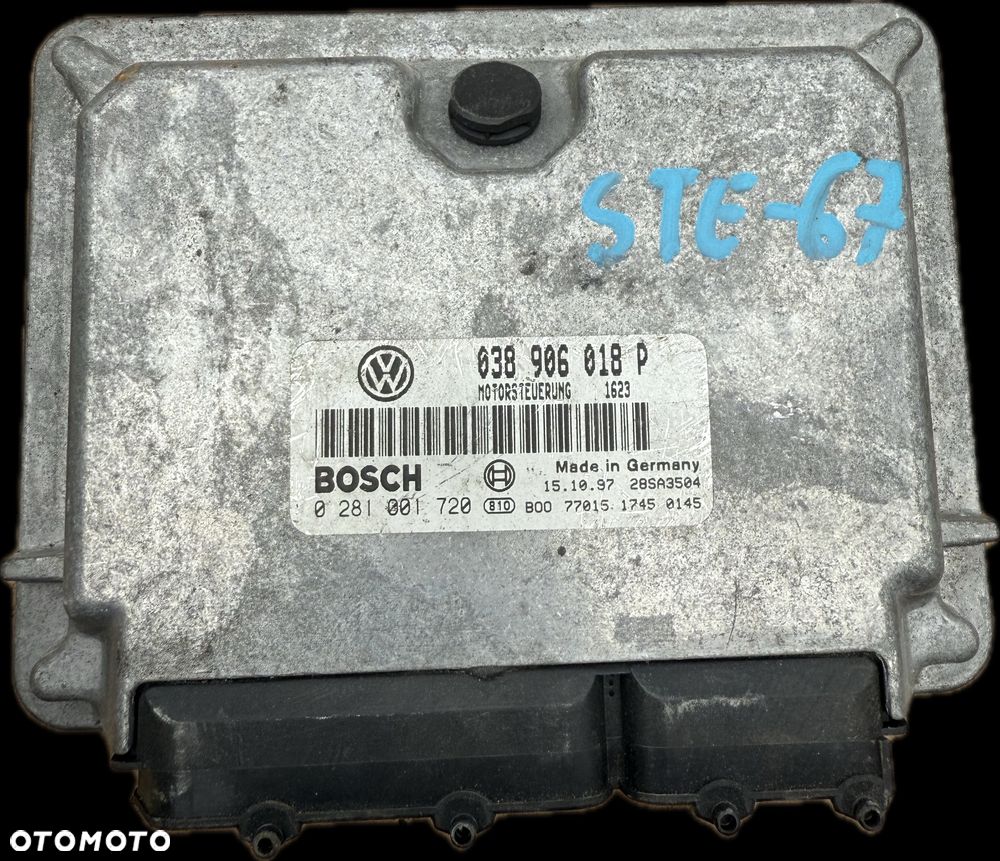 Sterownik Silnika ECU Komputer Volkswagen Passat 038906018P - 1