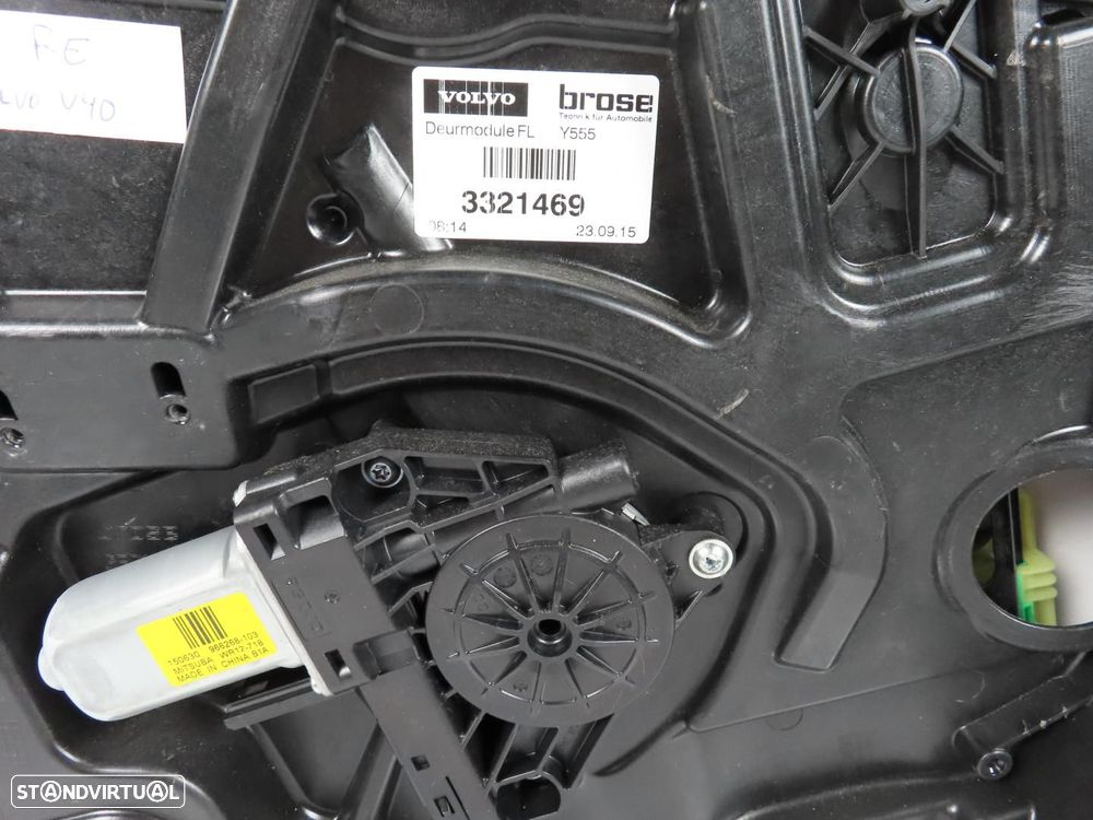 Elevador da Porta Com Motor Esquerdo/Frente Usado / Original VOLVO V40 Hatchback... - 3