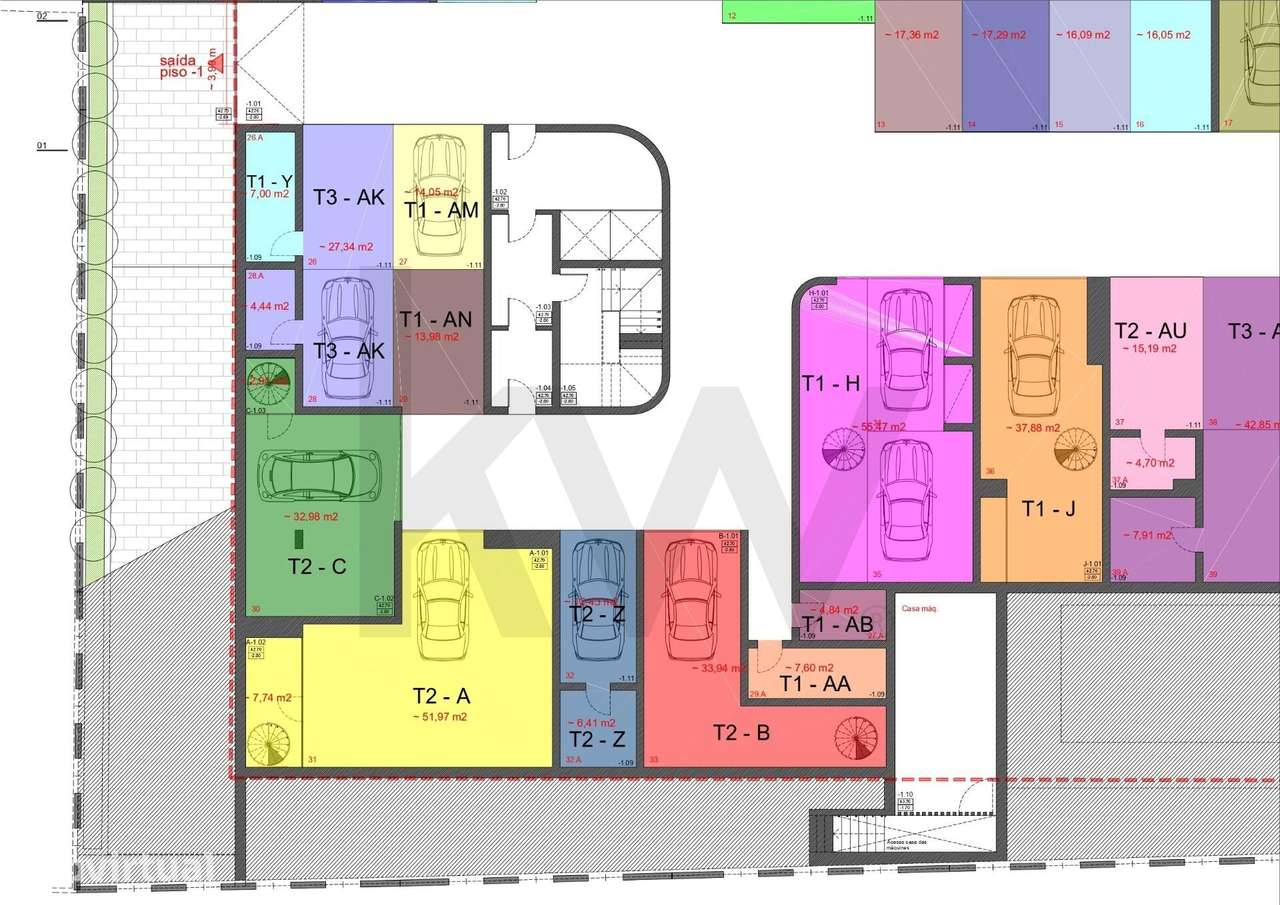 Apartamento T2 de Luxo | Fração Z | Condomínio TRINDADE | Lagos, Algar - Grande imagem: 2/44