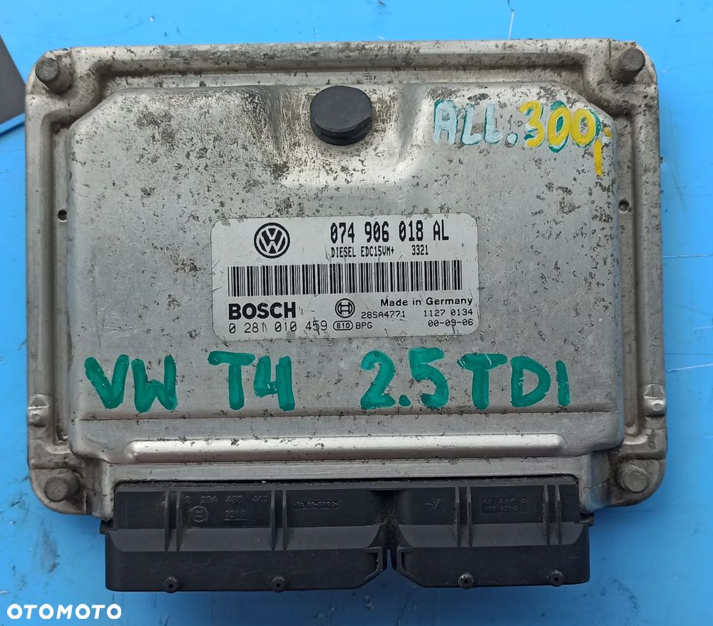 Sterownik Silnika Vw T4 2.5 Tdi 074906018AL - 1