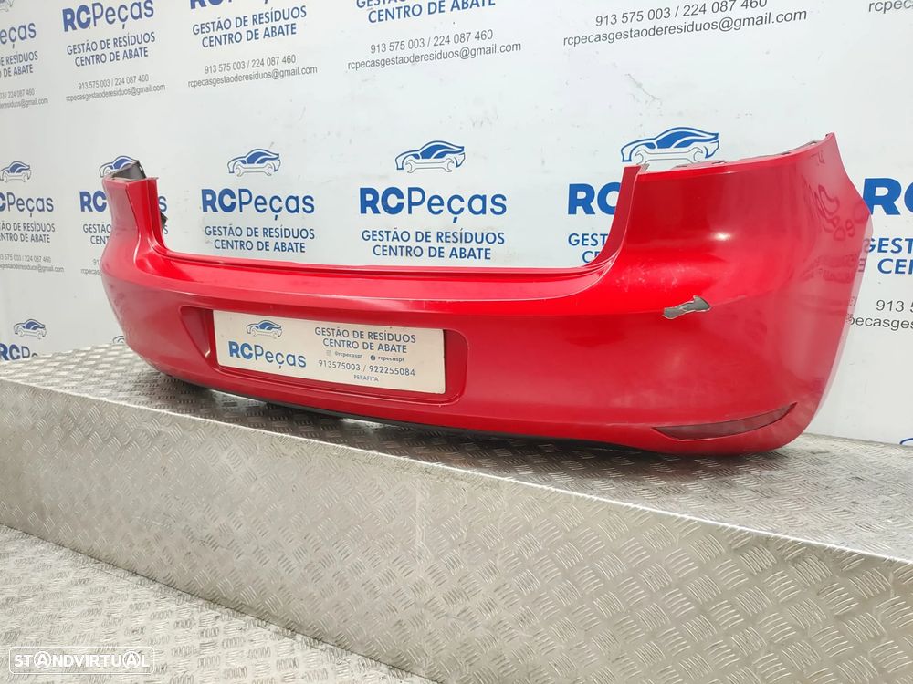 Parachoques trás traseiro original VW Volkswagen Golf VI 6 de 2008 a 2014 - 2