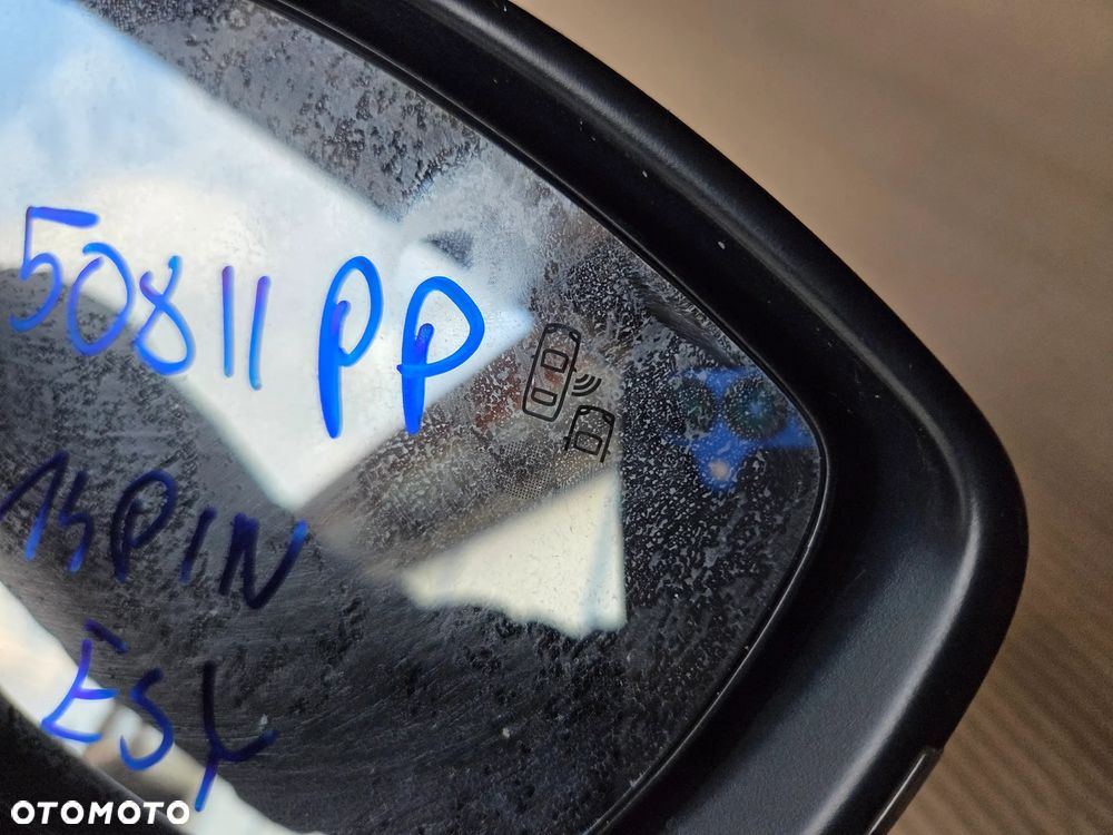 Lusterko prawe przednie 14 Pin Peugeot 508 II ESY  ASYSTENT PASA RUCHU - 12