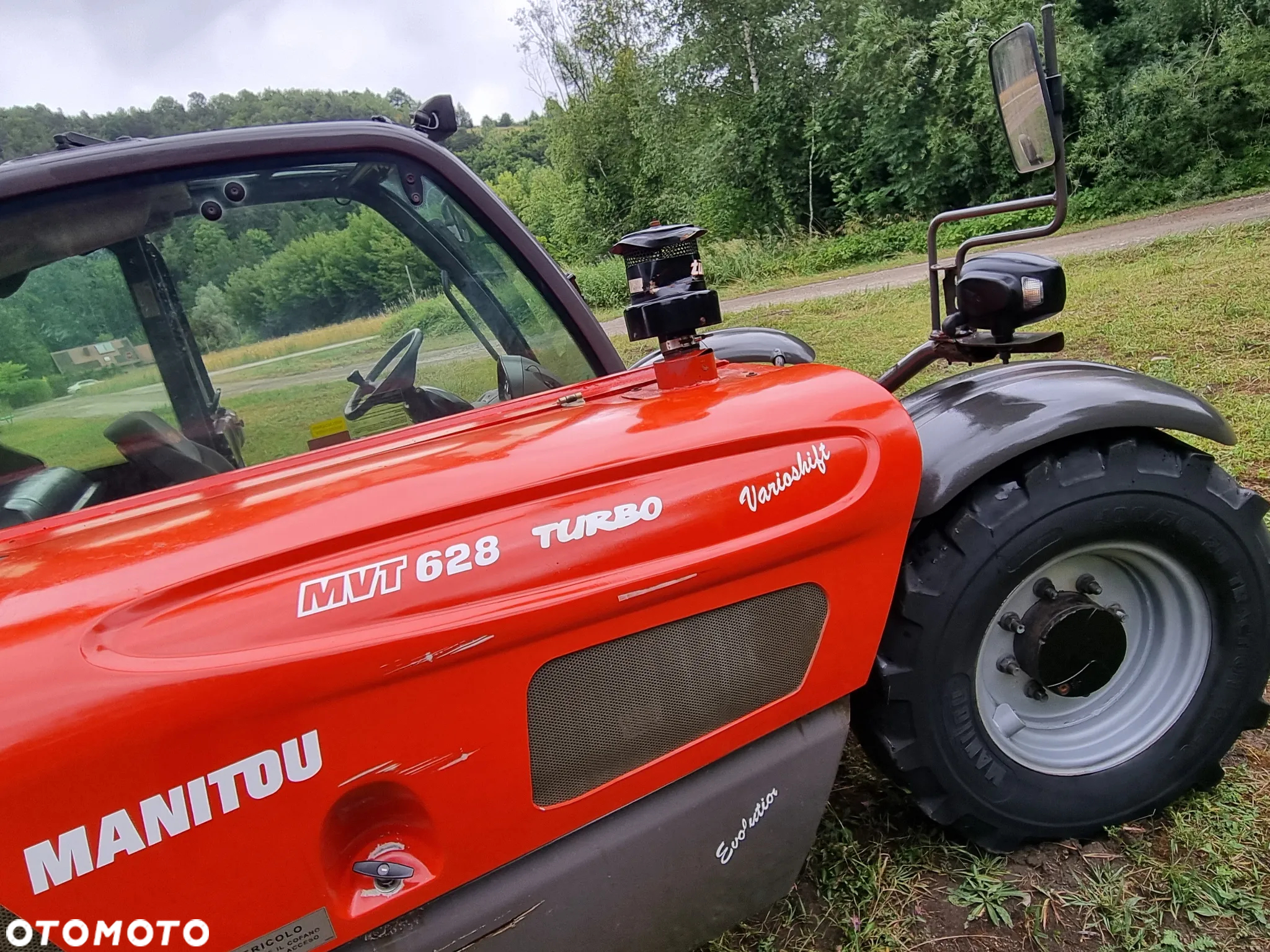 Manitou MVT 628 Ładowarka teleskopowa 6 metrów Udzwig 2,9tony idealny stan z Norwegii 2011r Niski przebieg Łyżka i widły - 12