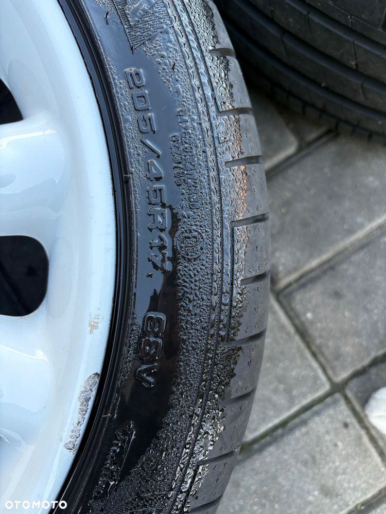 Alufelgi Mini białe 17' 4x100 opony letnie - 12