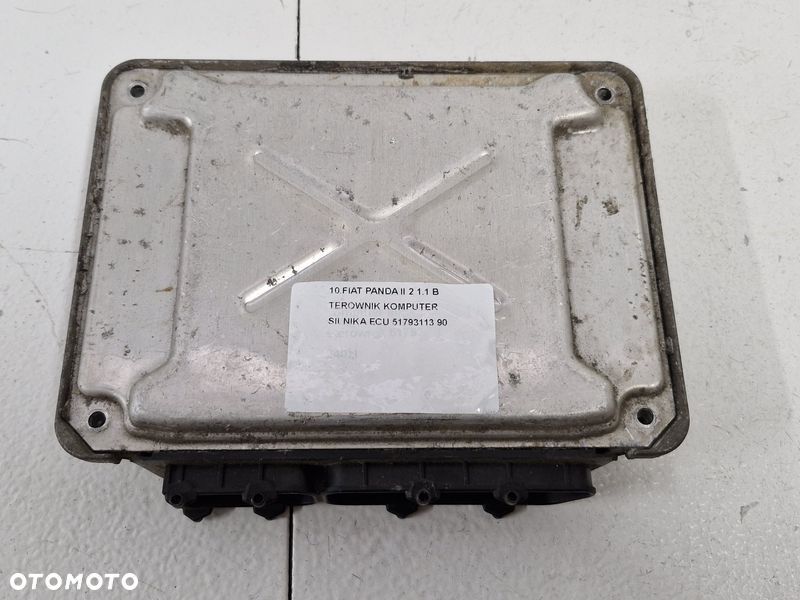 FIAT PANDA II 1.1 B STEROWNIK KOMPUTER SILNIKA ECU 517931113 - 4