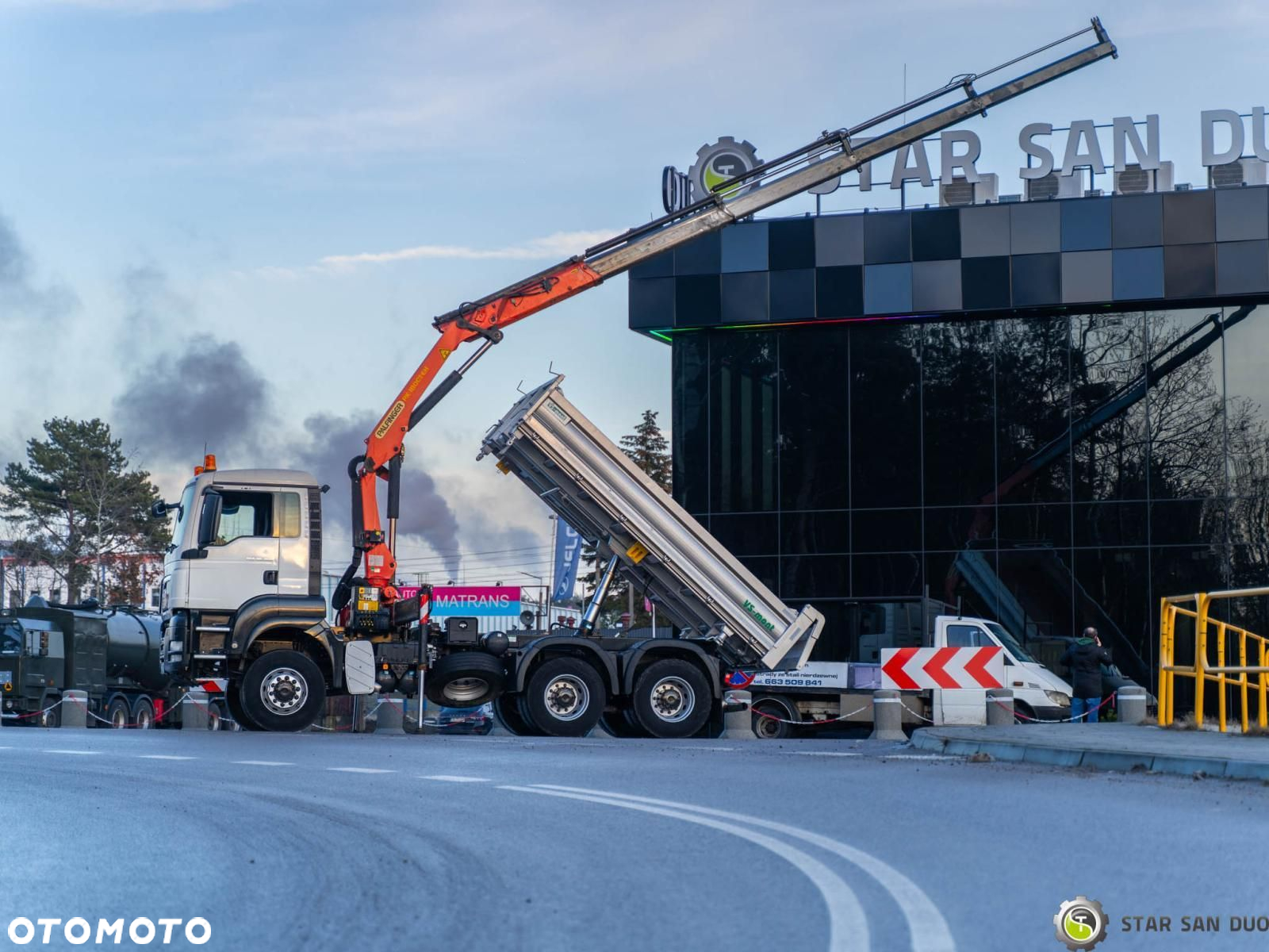 MAN TGS 26.360 6x6 PALFINGER PK 18001 EH HDS Żuraw Wywrotka - 13