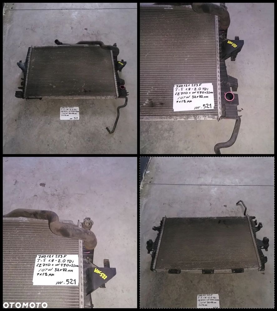 VW AUDI SEAT SKODA CHŁODNICA WODY AUKCJA NR1 - 34