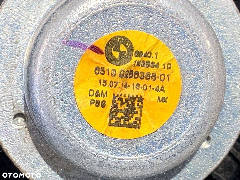 GŁOŚNIKI KOMPLET  BMW X6 (F16, F86) 2014 - 2019 xDrive 30 d 190 kW [258 KM] olej napędowy 2014 - - 15